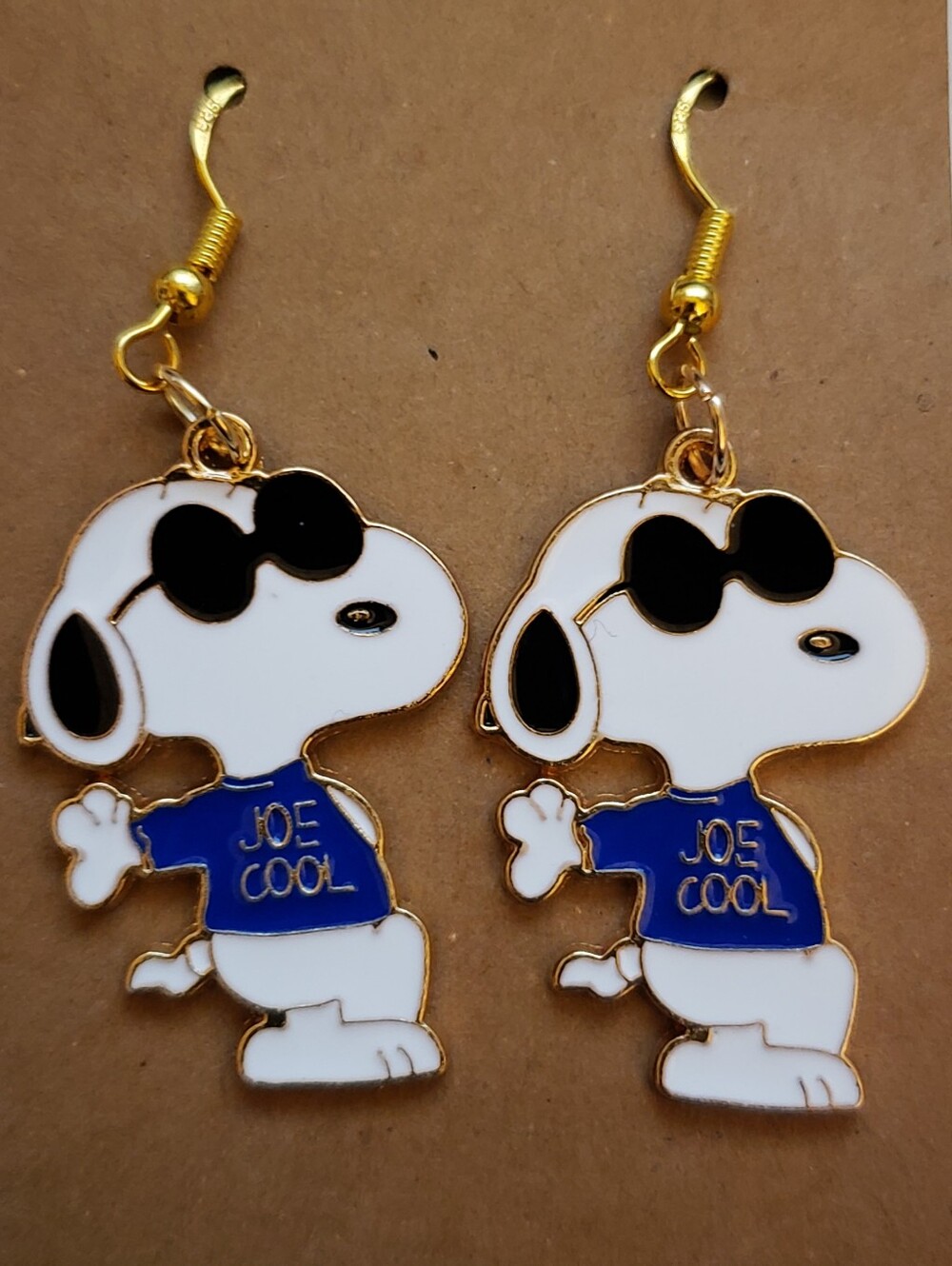 Handmade Charlie Brown Cool Snoopy Earrings